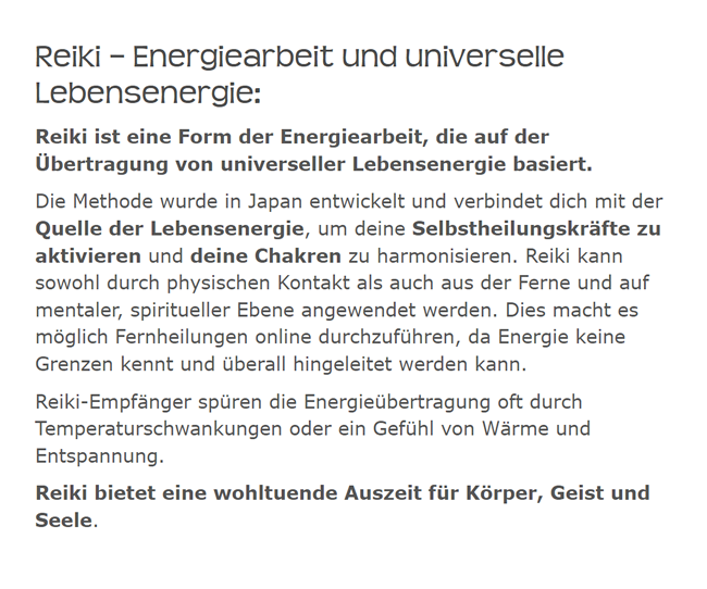 universelle Lebensenergie, Spirituelle Lebensberatung mit Reiki / Kundalini für  Lorch